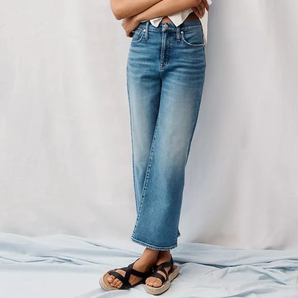 Madewell Slim Wide Leg Jeans